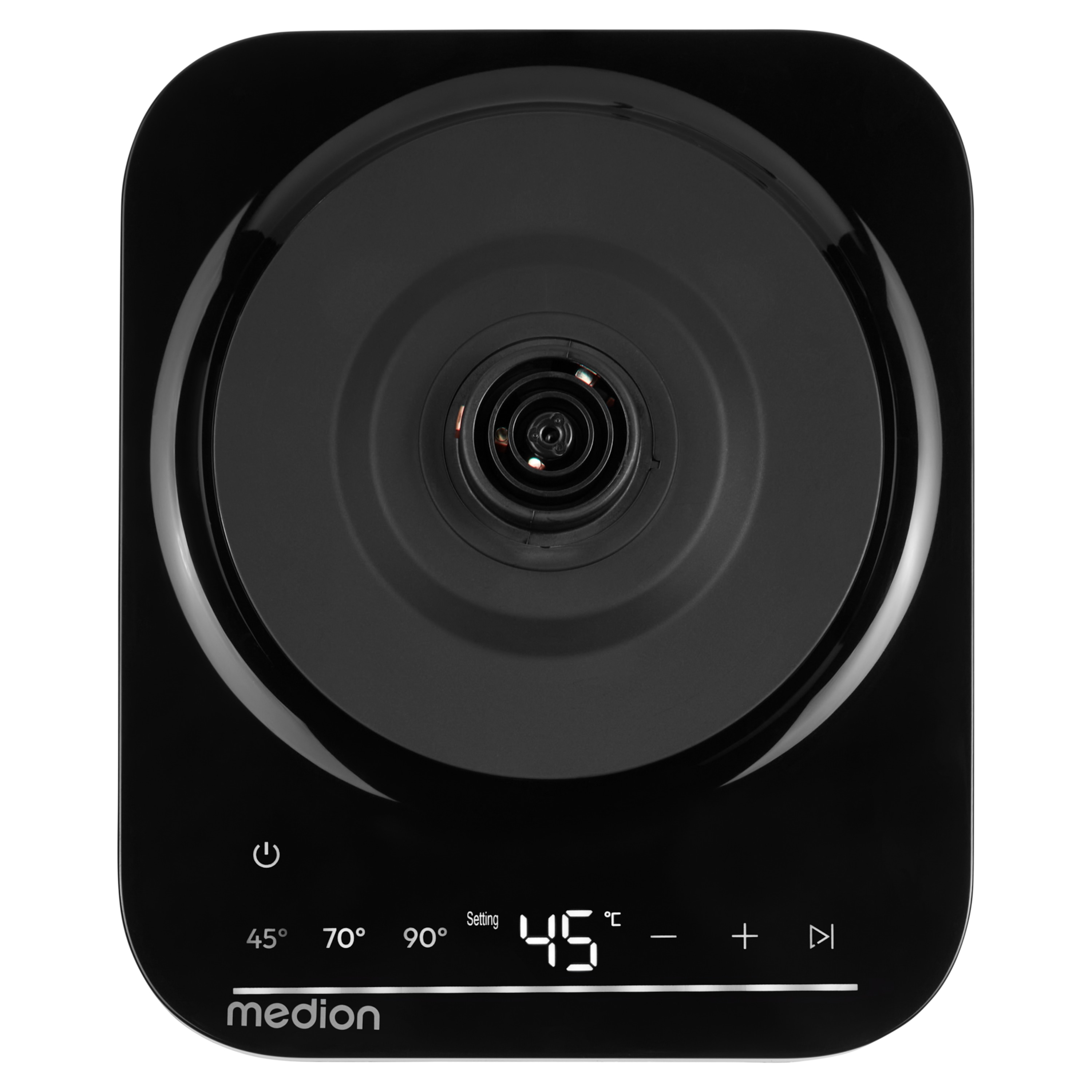 MEDION® LIFE Digitaler Wasserkocher MD12106, 2.200 Watt Leistung, 1,5 Liter Kapazität, LED-Display, LED-leuchtbalken, automatische Programme, Kindersicherung