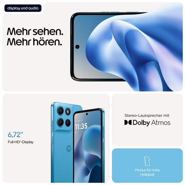MOTOROLA moto g17, 128 GB, Alaskan Blue (XT2623-2)