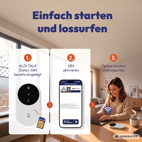 ZTE Mobiler Router U10, 4G LTE, Weiß