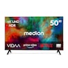 MEDION® LIFE MD 850201 Ultra HD Smart-TV (2026), 125,7 cm (50'') Ultra HD Display, HDR, PVR ready, HBO Max, MagentaTV, NETFLIX, Prime Video, Disney+, DAZN, Paramount+ App, VIDAA App Store, Bluetooth®, HD Triple Tuner, CI+ Schnittstelle