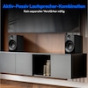 MEDION® LIFE® P61925 Regallautsprecher, aktiver & passiver Lautsprecher, 2-Wege-System, Bluetooth® 5.0, Stereo-Sound mit integriertem Hochtöner und Subwoofer, 2 x 50 W RMS