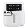 MEDION® LIFE® P10 XL Duo Heißluftfritteuse MD 11750, 100 Rezepte in der Life+ App, mit 2 Heizelementen, 2.150 W Gesamtleistung, ölfreies Frittieren, 9 Automatikprogramme, 6,8 L Nutzinhalt