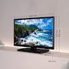 MEDION® LIFE MD 819000 Fernseher, 47 cm (19'') LCD-TV, HD Triple Tuner, integrierter Mediaplayer, Car-Adapter, CI+ Schnittstelle