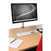 GOOBAY ScreenFlex Monitorhalterung, zur Tischmontage für alle gängigen Monitore von 33-81 cm (13-32''), höhenverstellbar, schwenkbar und neigbar, bis 15kg