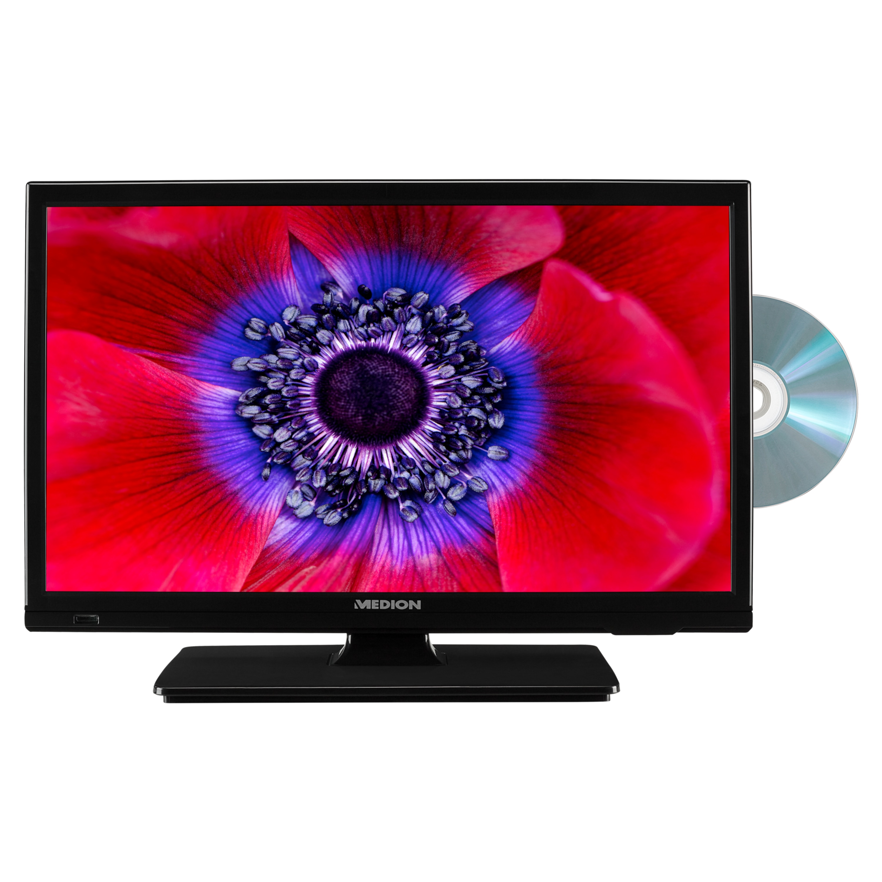 LIFE® E11909 (MD 20059) TV | 47 cm (19'') LCD TV | HD Triple Tuner | geïntegreerde DVD-speler | autoadapter | CI+