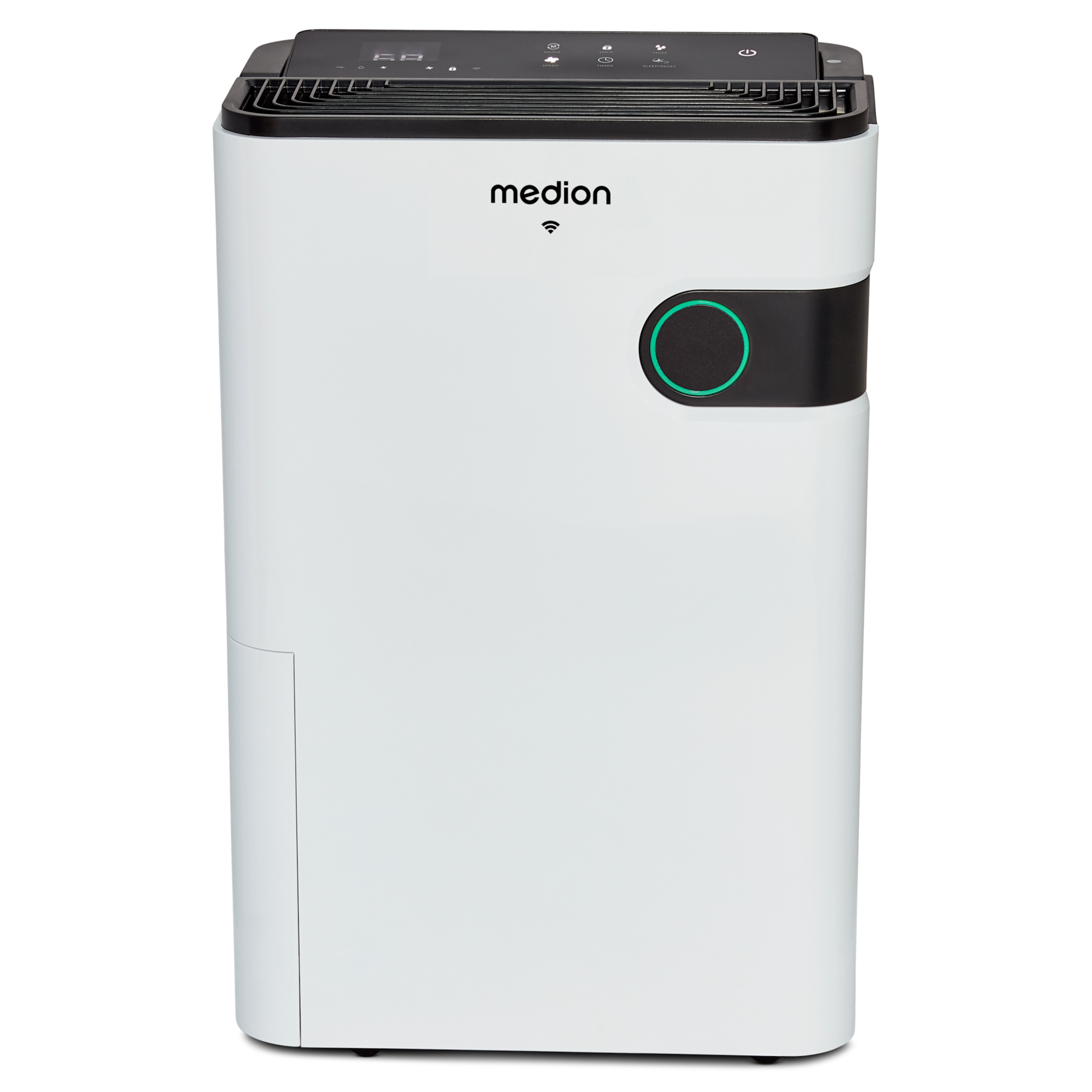 MEDION® Smarter Luftentfeuchter DH30 (MD12044), Steuerung per App, Leistung max. 280W, Volumen Wassertank ca. 5L, 2 Geschwindigkeitsstufen, Touch-Bedienung