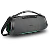 MEDION® LIFE® P61768 Tragbarer Bluetooth® Lautsprecher XL, Dual Illuminated & Lightstrip (RGB-Lichteffekte), Bluetooth® 5.3, integrierter Akku mit bis zu 30 Stunden Laufzeit, robustes & mobiles Design, 2 x 25 W + 50 W RMS
