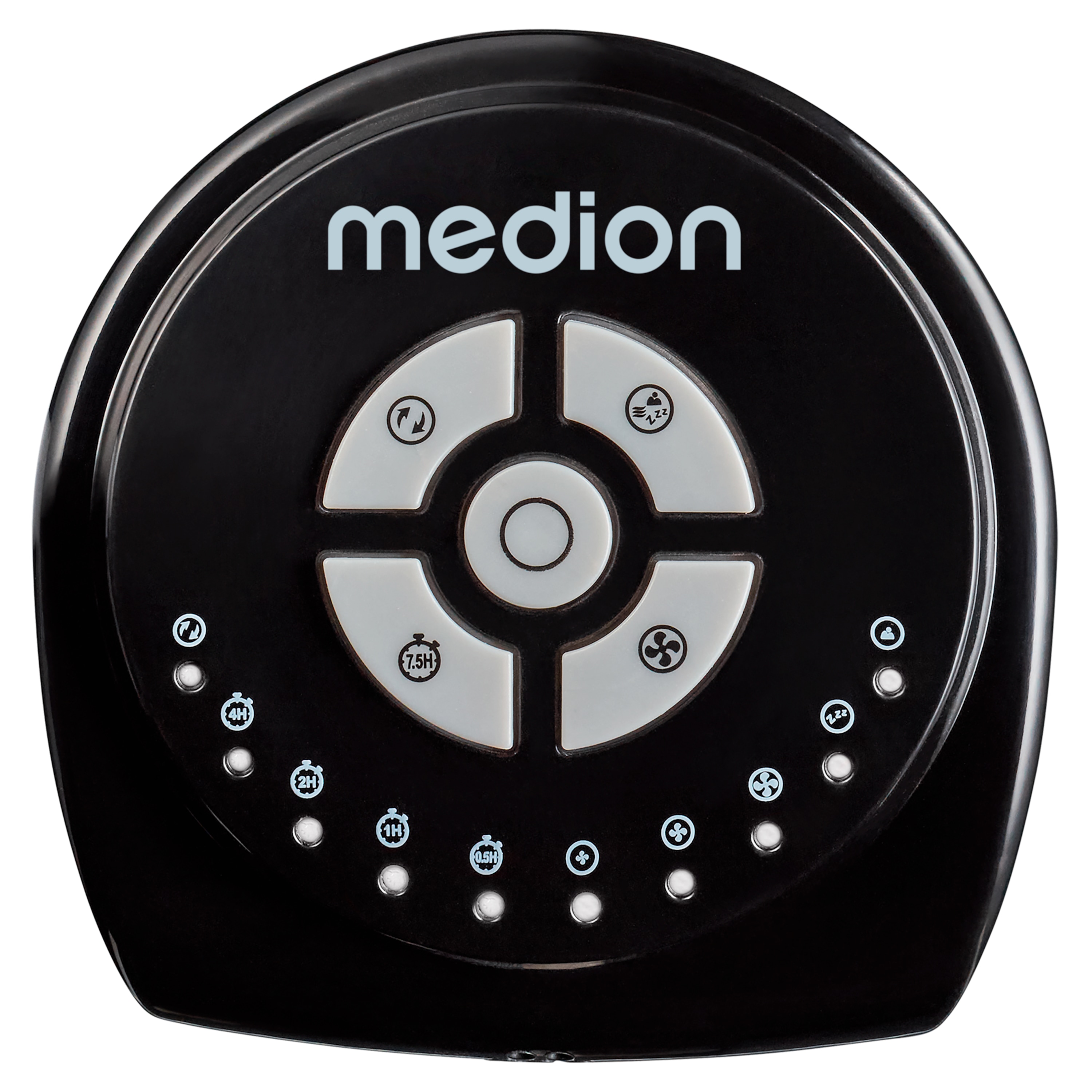 MEDION® LIFE E10 TF Turmventilator (MD 10319), 3 Geschwindigkeitsstufen, 45 Watt Leistung, zuschaltbare Schwenkfunktion, inkl. Fernbedienung