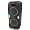 MEDION® LIFE® PE-1 Pure Partylautsprecher, PLL-UKW Radio, Bluetooth® 5.4, satter Sound, verschiedene Lichteffekte, X-Bass Bassanhebung, inkl. Mikrofon, 2 x 25 W RMS Ausgangsleistung