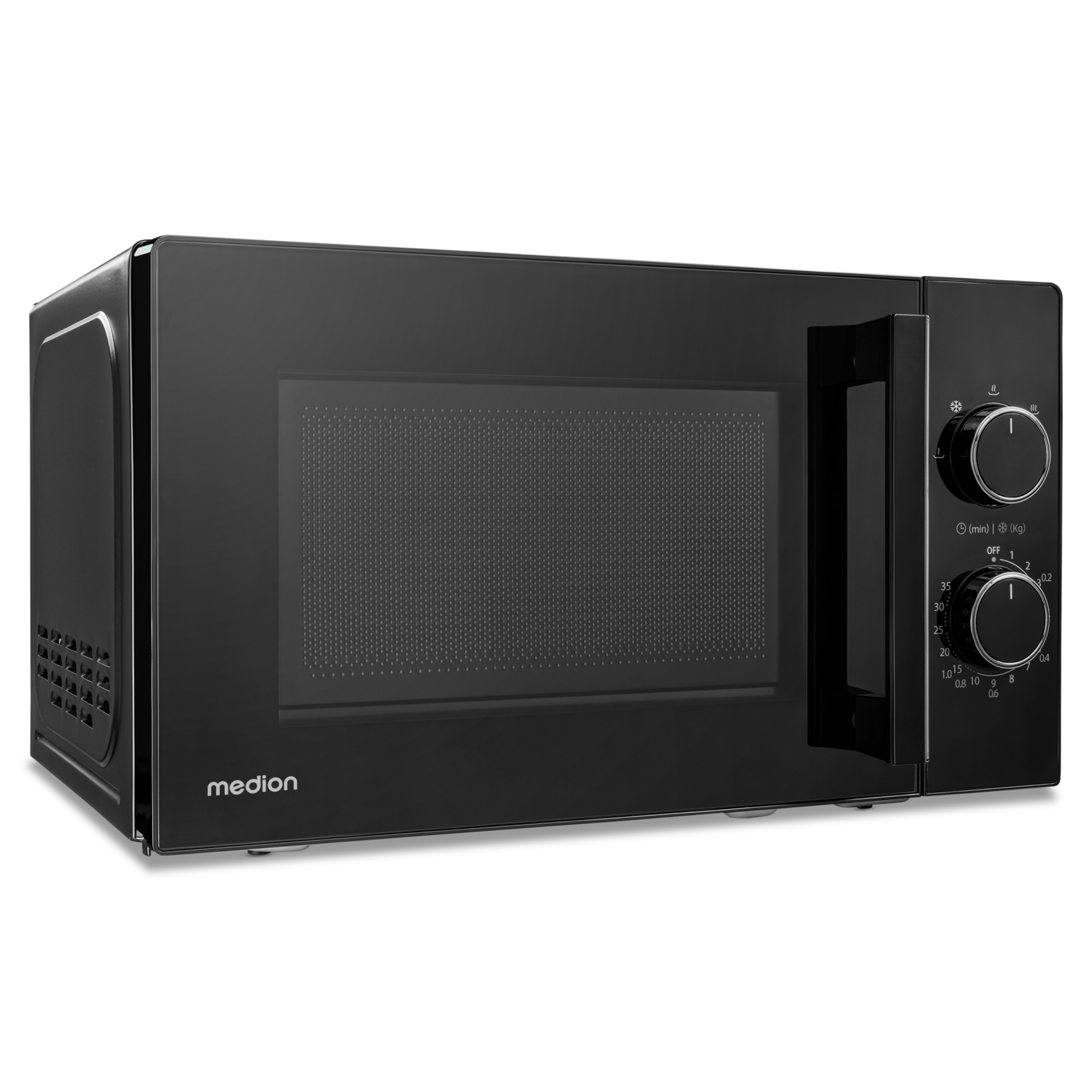 MEDION® LIFE® Mikrowelle MD12011, 800 Watt, 20 L Kapazität, 5 Leistungsstufen, Auftaufunktion