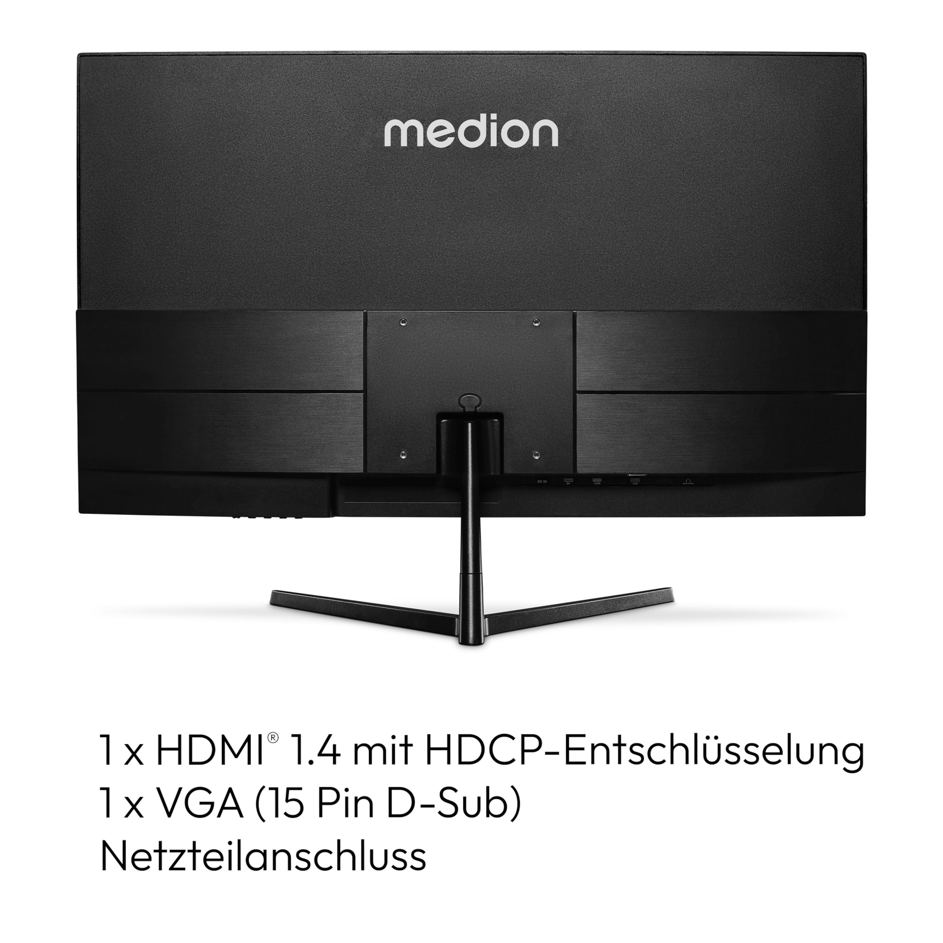 MEDION® AKOYA® P52218 (MD 20150) Widescreen Monitor, 54,6 cm (22''), Full HD Display, HDMI und rahmenloses Design