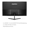 MEDION® AKOYA® P52218 (MD 20150) Widescreen Monitor, 54,6 cm (22''), Full HD Display, HDMI und rahmenloses Design