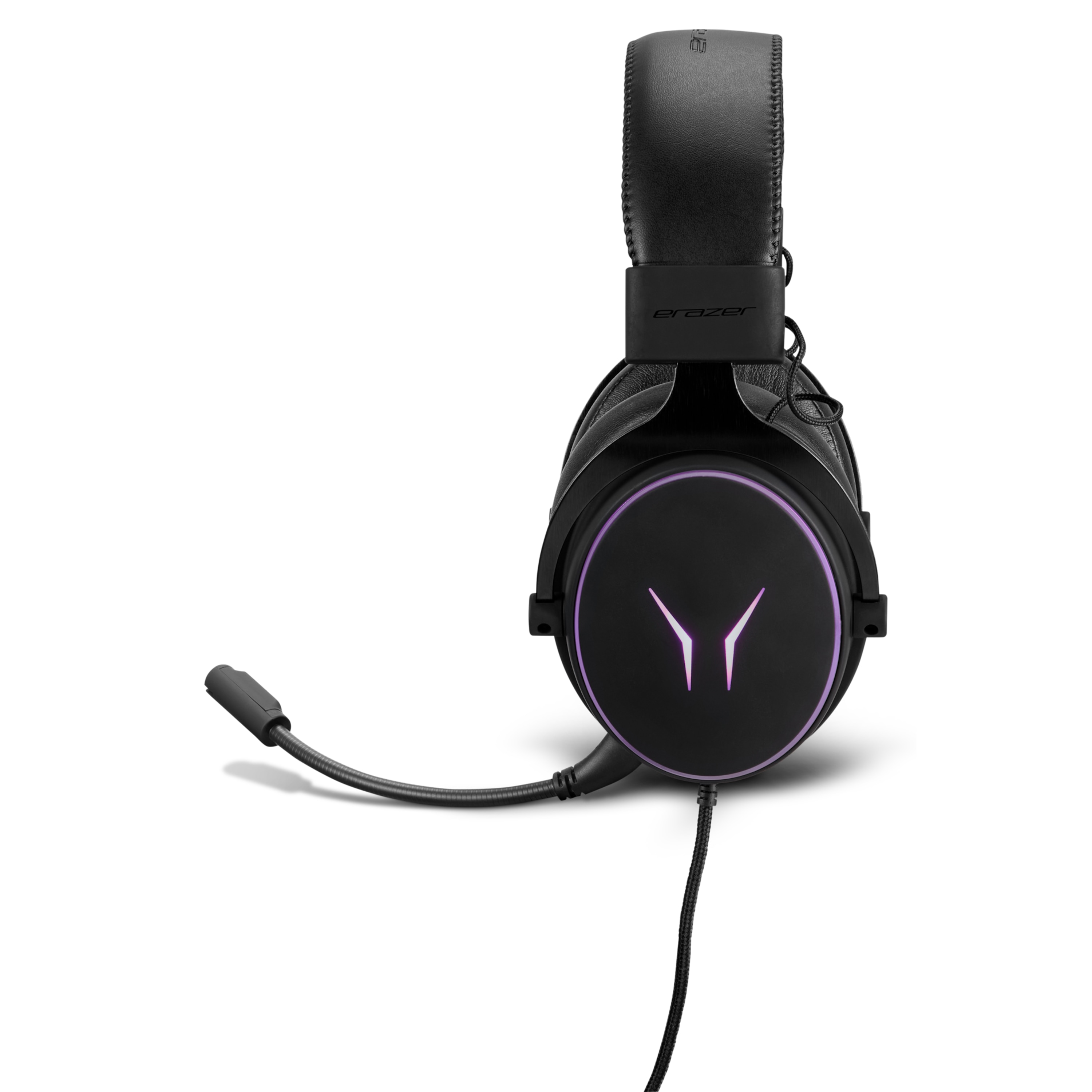 MEDION® ERAZER Mage P20 Gaming Headset, klasse Klangqualität mit ES9260Q Soundchip, flexibles & abnehmbares Mikrofon, RGB, Kabelbedienelement