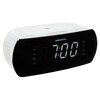 MEDION® LIFE® E66519 wekkerradio met draadloos laadstation | PLL-FM-radio | Qi snellaadpad voor smartphones | Draadloze muziekoverdracht via Bluetooth 5.0 | 1 W RMS