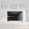 MEDION® LIFE MD 850201 Ultra HD Smart-TV (2026), 125,7 cm (50'') Ultra HD Display, HDR, PVR ready, HBO Max, MagentaTV, NETFLIX, Prime Video, Disney+, DAZN, Paramount+ App, VIDAA App Store, Bluetooth®, HD Triple Tuner, CI+ Schnittstelle