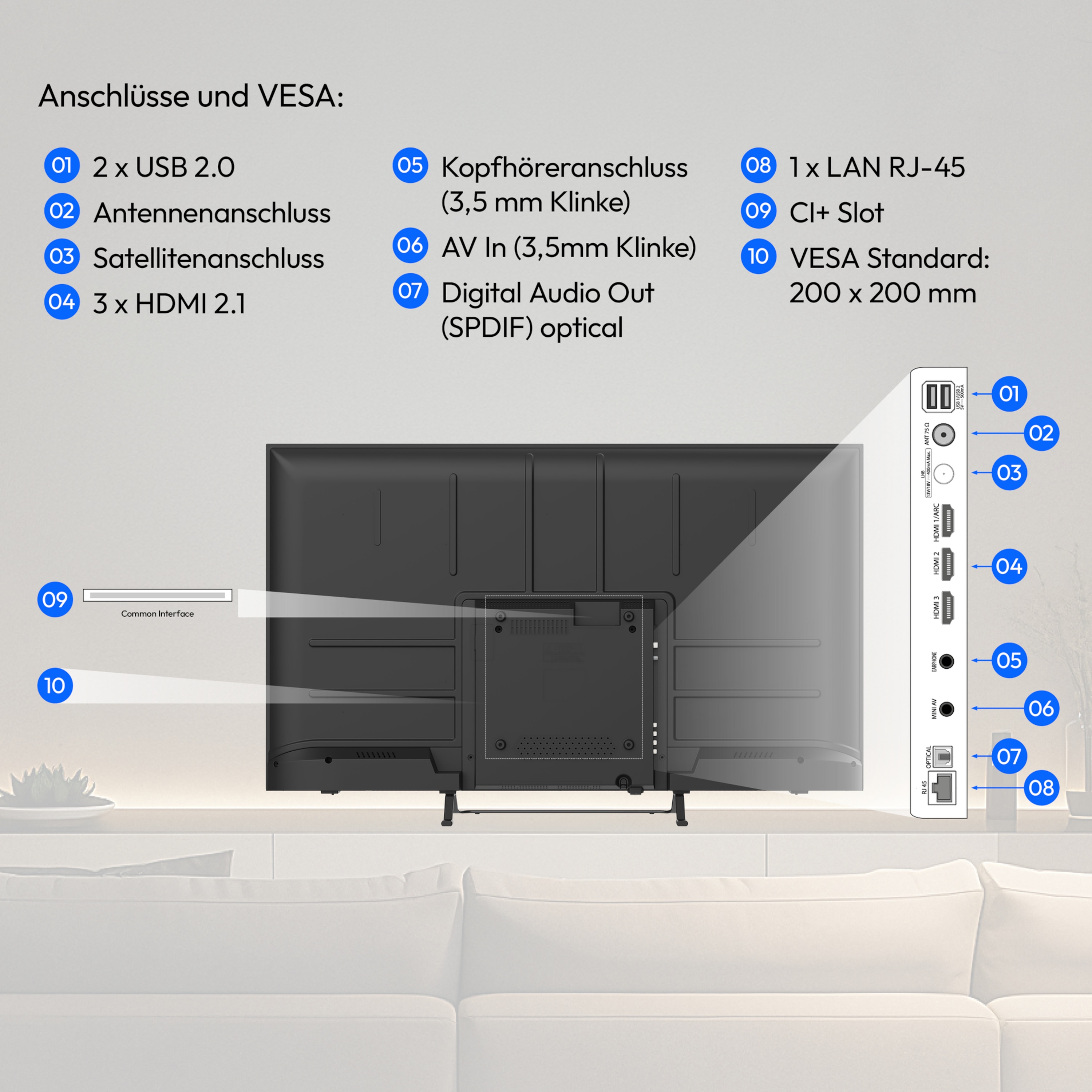 MEDION® LIFE MD 843701 QLED Google TV™ (2026), 108 cm (43'') Ultra HD Display, HDR (High Dynamic Range), Dolby Vision®, MEMC, Bluetooth®, PVR ready, Netflix, Prime Video, Disney+, App Store