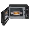 MEDION® LIFE® 2 in 1 Mikrowelle MD12021, 800 Watt Mikrowellenleistung, 1000 Watt Grillleistung, 9 Automatikprogramme, 20 L Kapazität, 5 Leistungsstufen, digitaler 95 min. Timer, Auftaufunktion