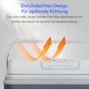 MEDION® LIFE Kühlbox mit Wärmefunktion MD13011, Kühl und Warmhaltefunktion, 20 L Kapazität, 5V-USB-Anschluss,