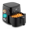 MEDION® LIFE Heißluftfritteuse MD100056, 7,2 L Gesamtvolumen, 10 Automatikprogramme, Edelstahl-Heizelement, digitales Sensor-Touch-Display, Temperatur 40–200 °C, ILAG SP-800 Beschichtung