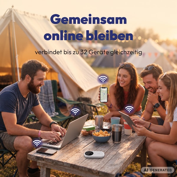 ZTE Mobiler Router U10, 4G LTE, Weiß