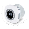 MEDION® LIFE® S66884 Duschradio, LED-Display, UKW-Radio, IPX6 Schutz, Bluetooth® 5.1, 30 W Ausgangsleistung (3 W RMS)