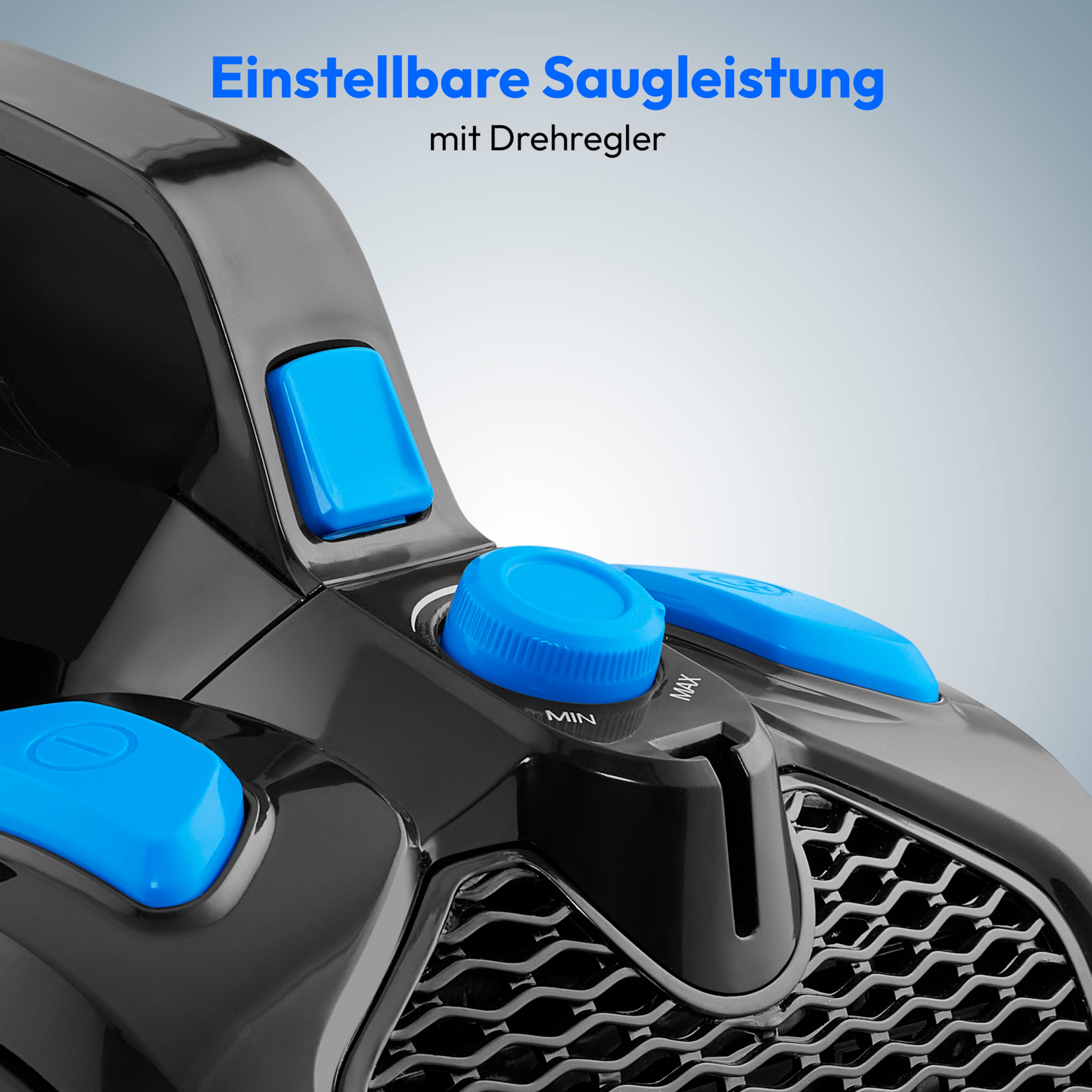 MEDION® E2001 Beutelloser Zyklon-Staubsauger (MD12078), 18 kPa Saugleistung, Staubbehälterkapazität 2 L, HEPA Filter, variable Saugstufen, integriertes Zubehör