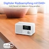 MEDION® LIFE® S66822 Tragbares DAB+ Radio, Farb-TFT Display 3,73 cm (1,47''), DAB+/UKW-Radio (je 40 Senderspeicher), Bluetooth® 5.3, integrierter Akku, extra kompakt, 2 W RMS