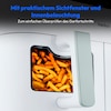 MEDION® LIFE® P20 XXL Twin Matt Doppelzonen-Heißluftfritteuse MD11760, 100 Rezepte in der Life+ App, 2 separate Garzonen, 9 Automatikprogramme, 8,7 L Gesamt-Nutzinhalt, 2.600 Watt, Temperatur einstellbar bis 200 °C