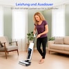 MEDION® LIFE H20 Saugwischer, getrennte Frischwasser- und Schmutzwassertanks, Selbstreinigungsfunktion, aktive Schmutzwasserabsaugung, kabellose Reinigung, geeignet für alle Hartböden