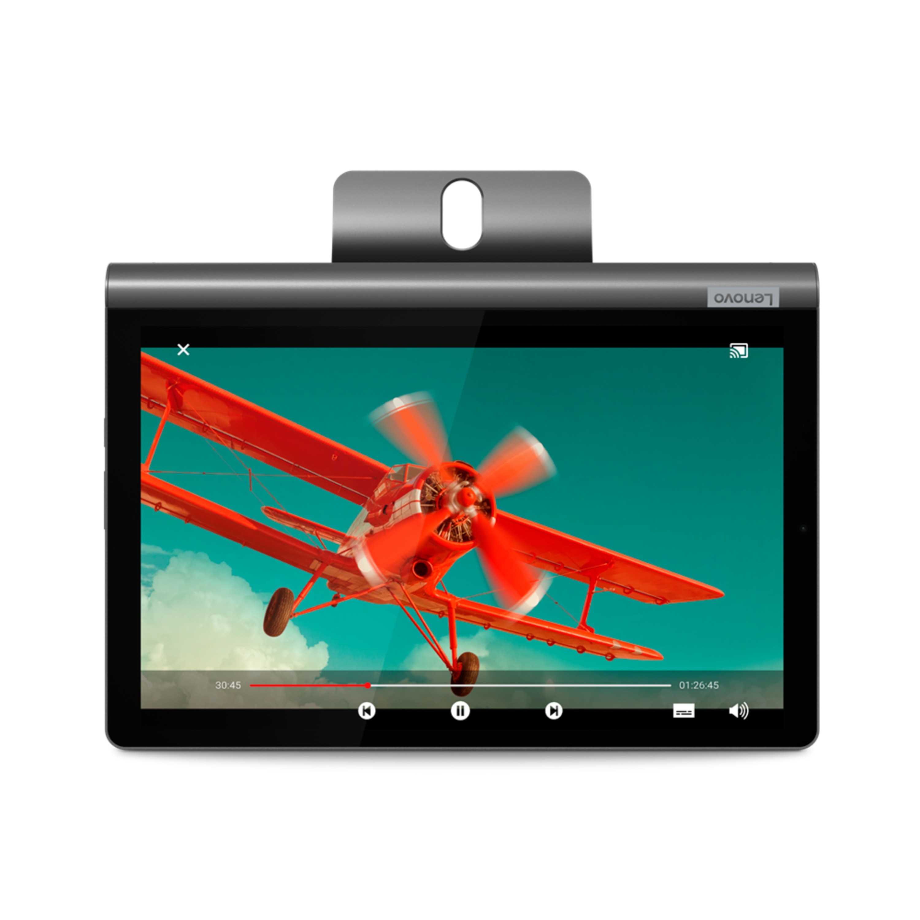 LENOVO Yoga Smart Tab, 25,7 cm (10,1") FHD Display, Android™ Pie, 32 GB Speicher, 3 GB RAM, Octa-Core-Prozessor, LTE, JBL-Lautsprecher