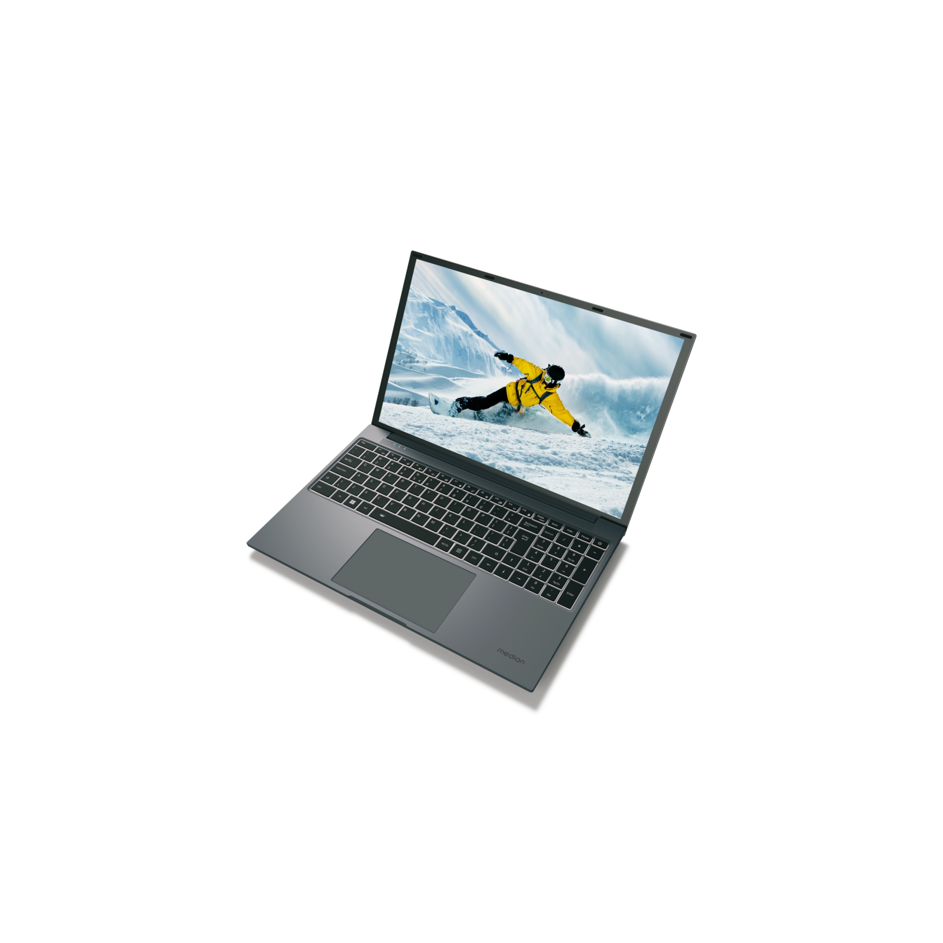 MEDION® E16433 Laptop, Intel® Core™ i3-1215U, Windows 11 Home, 40,6 cm (16,0'') FHD+ Display, Intel® UHD Grafik, 512 GB SSD, 8 GB RAM