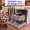 MEDION® LIFE Mini-Geschirrspüler DWT20 (MD37763) bronze, für 2 Gedecke, 6 Reinigungsprogramme, Startzeitvorwahl