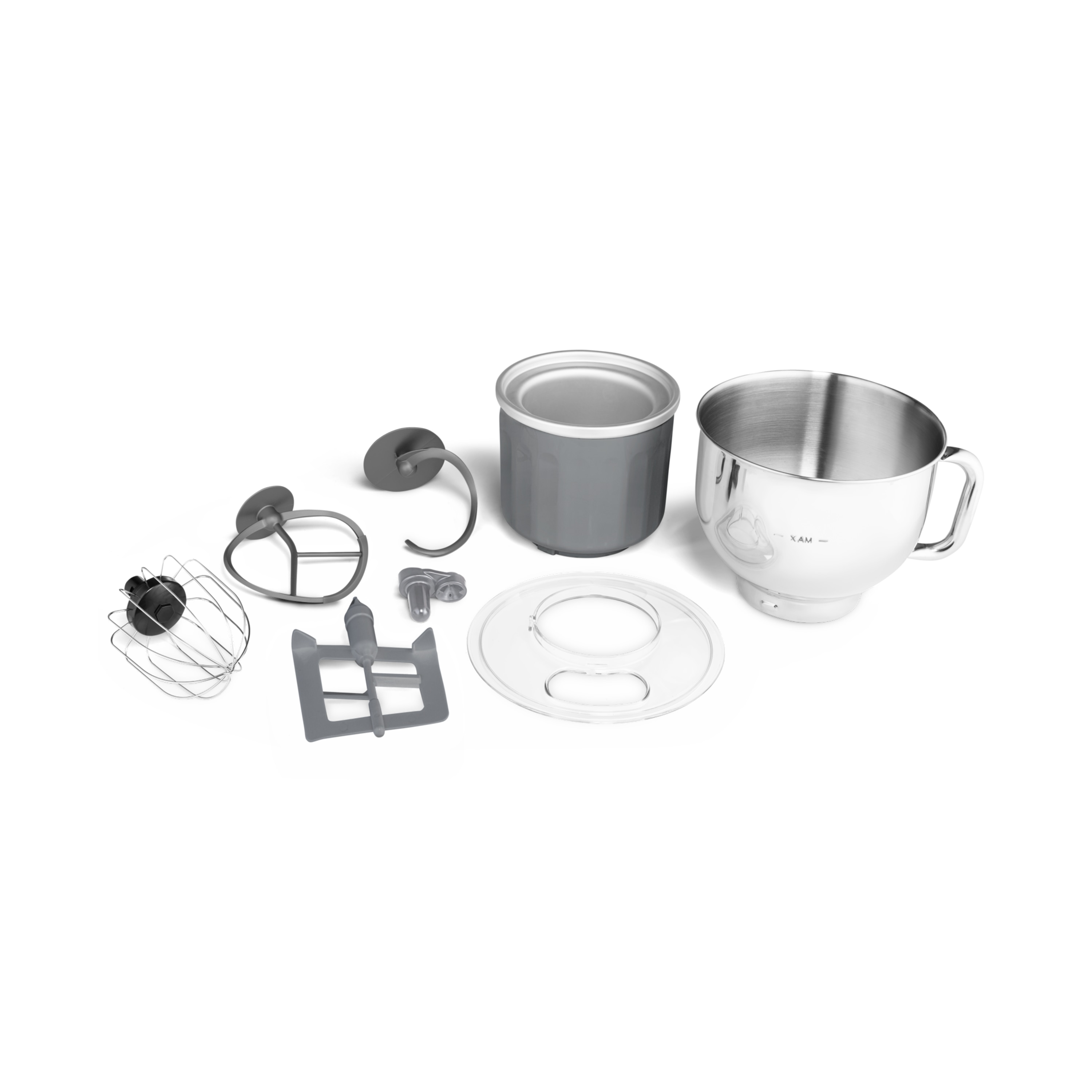 MEDION® LIFE® Digitale Küchenmaschine MD18420, 1.200 W, 8 Geschwindigkeitsstufen, Digitales Sensor-Touch-Display, inkl. Eisschüssel