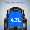 MEDION® LIFE P4000 Beutelloser Zyklon-Staubsauger, 900 W Saugleistung, Staubbehälterkapazität 4,3 L, HEPA 13 Filter, integriertes Zubehör