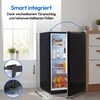 MEDION® LIFE Kühlschrank MD370009 Schwarz, 76 L Nutzinhalt, 3 Ablagen & 2 Türfächer, temperaturregulierbar (0–8 °C), wechselbarer Türanschlag, Energieklasse E