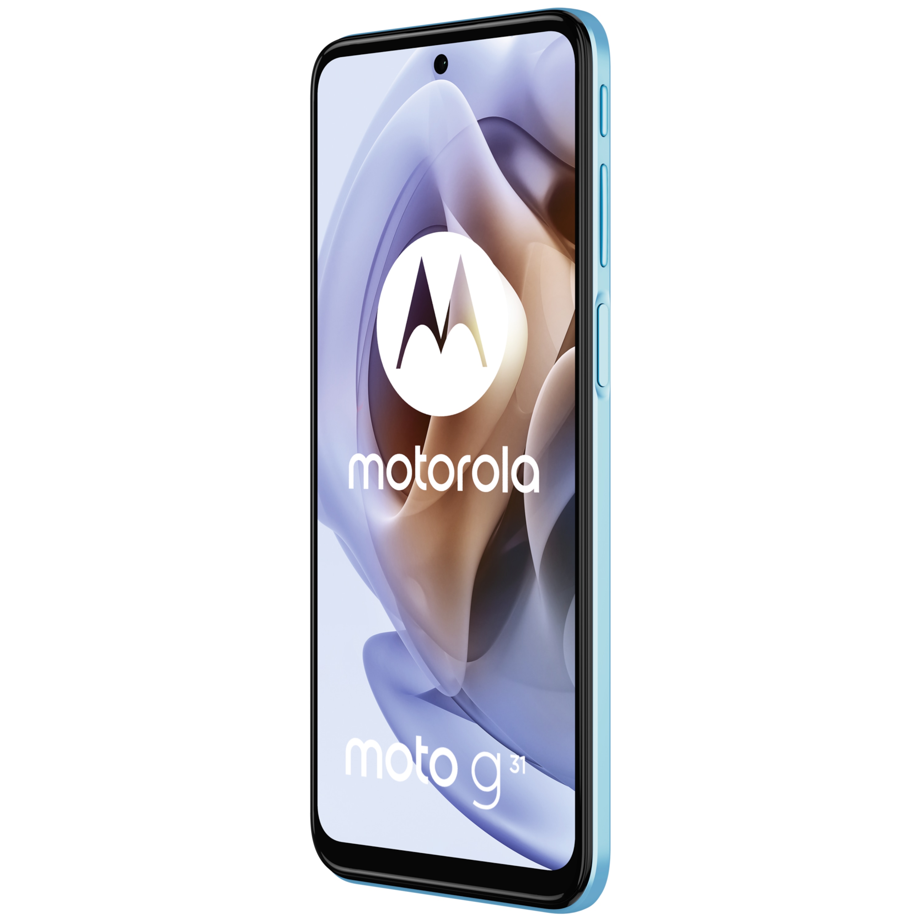 MOTOROLA moto g31 Smartphone, 16,33 cm (6,43") FHD+ Display, Betriebssystem Android™ 11, 64 GB interner Speicher, 4 GB RAM, Octa-Core Prozessor, Farbe: Sterling Blue