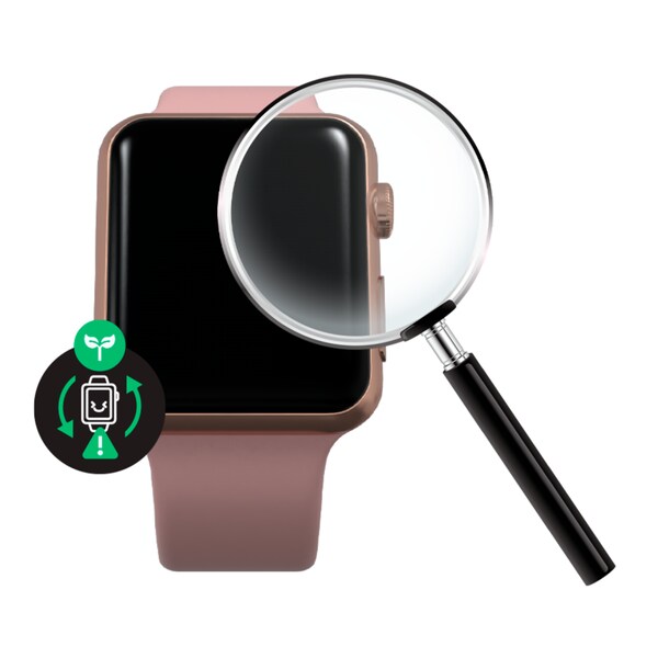 RENEWD Watch Series 4 40 mm, rosa/gold