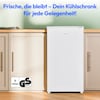 MEDION® Kühlschrank mit Eiswürfelfach MD 37690, 90 L Gesamt-Nutzinhalt (Kühlteil 80 L & Eiswürfelfach 10 L), wechselbarer Türanschlag, geringer Geräuschpegel