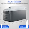 MEDION® LIFE Kühlbox mit Wärmefunktion MD13100, Kühl und Warmhaltefunktion, 16 L Kapazität, Tragegurt