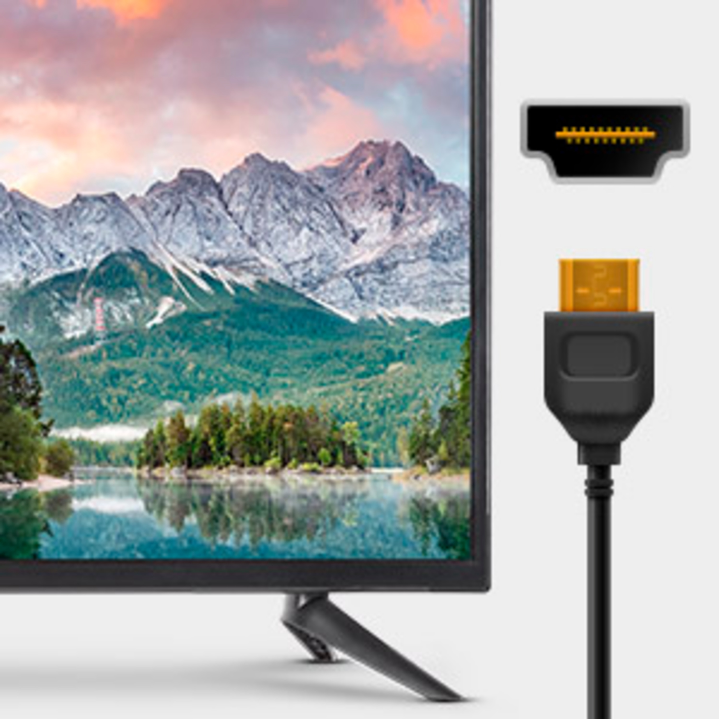 Mehrere HDMI®-Eingänge für flexible Anschlussmöglichkeiten