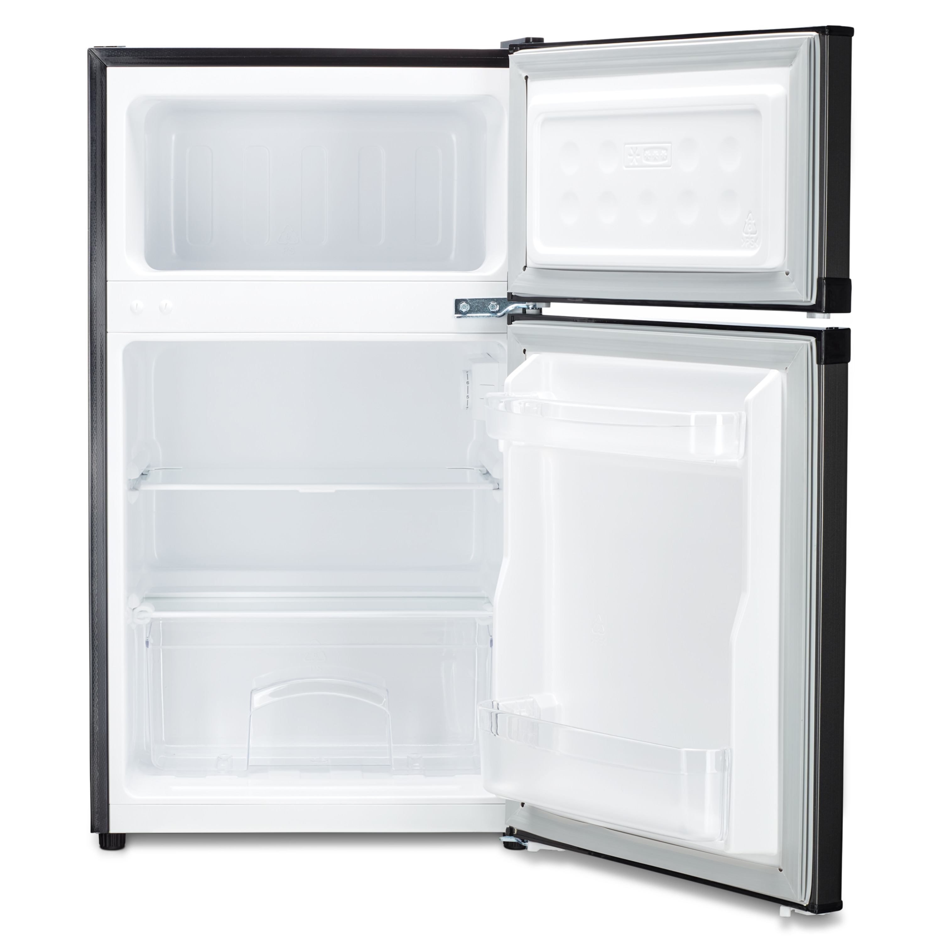 MEDION® LIFE® Mini Kühlschrank mit Gefrierfach MD 37689, Gesamtnutzinhalt 85 L,  Gefrierkapazität  2,4kg/24h, manuelle  Temperaturkontrolle