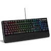 MEDION® ERAZER Supporter X20 mechanische Gaming Tastatur, extrem langlebige CHERRY MX RGB Red Switches, austauschbare Schalter und Tastenkappen, 100% Anti-Ghosting, RGB-Hintergrundbeleuchtung, hochwertige Oberfläche