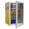 MEDION® Getränkekühl-schrank   MD 37683, 115 L Fassungsvermögen, LED- Innenbeleuchtung, 39 dB, freistehend, höhenverstellbare Füße an der Vorderseite