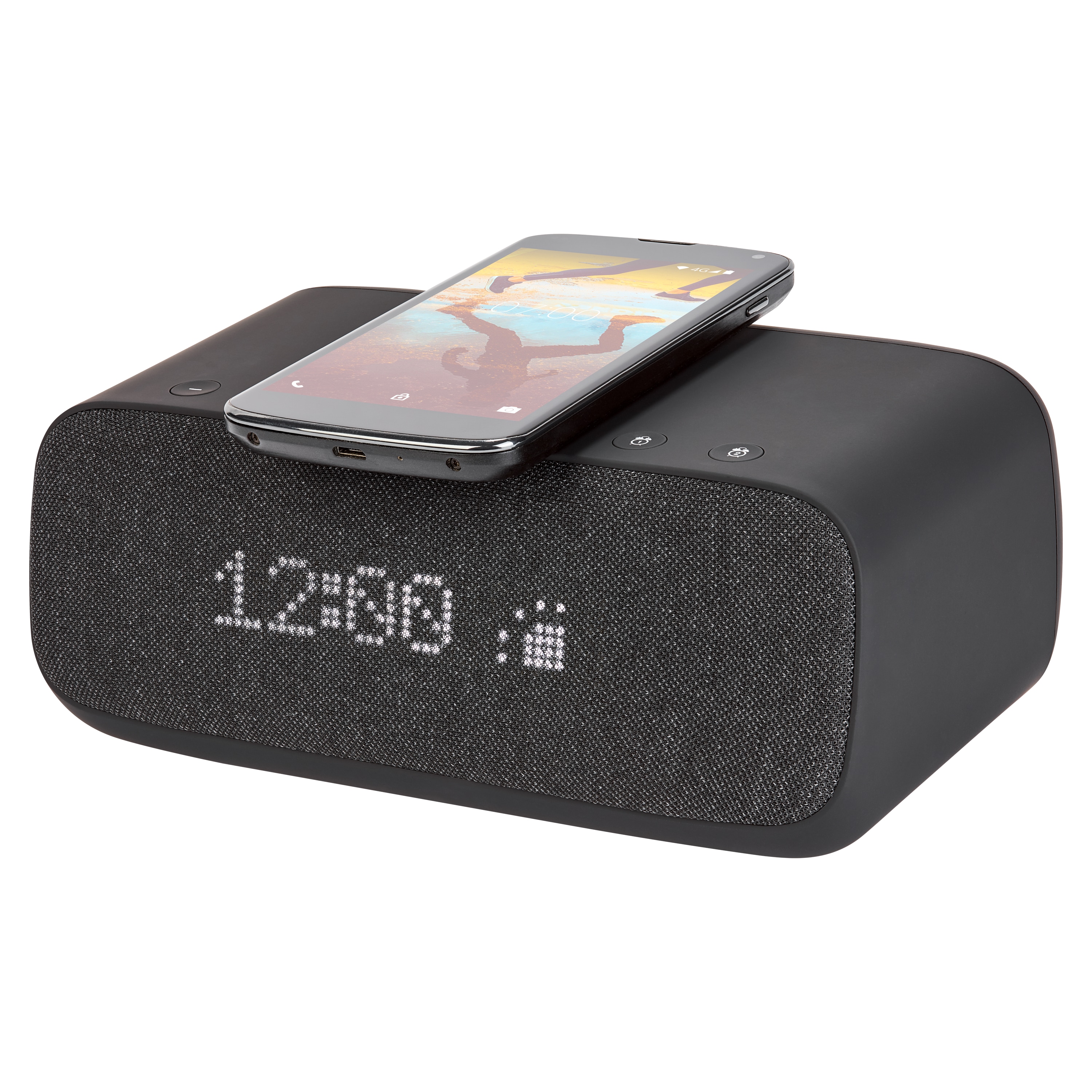 MEDION® LIFE® P66107 Uhrenradio, großes LEDDisplay, PLLUKW Radio, Bluetooth® 5.0, QiWireless