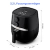 MEDION® LIFE® E20 L Heißluftfritteuse (MD 10711), ölfreies Frittieren, 3,2 L Korbvolumen, 1.400W Leistung