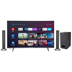 MEDION® LIFE® X14320 108 cm (43'') Ultra HD Android&trade; Smart-TV + P61220 TV-Soundbar mit Bluetooth & Subwoofer - ARTIKELSET