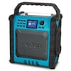 MEDION® LIFE® P66896 Premium Baustellenradio, 6,1 cm (2,4'') Farbdisplay, Bluetooth® 5.3, DAB+/UKW Radio, integr. Akku für bis zu 10 Stunden Laufzeit, zwei Passivradiatoren, 30 W RMS