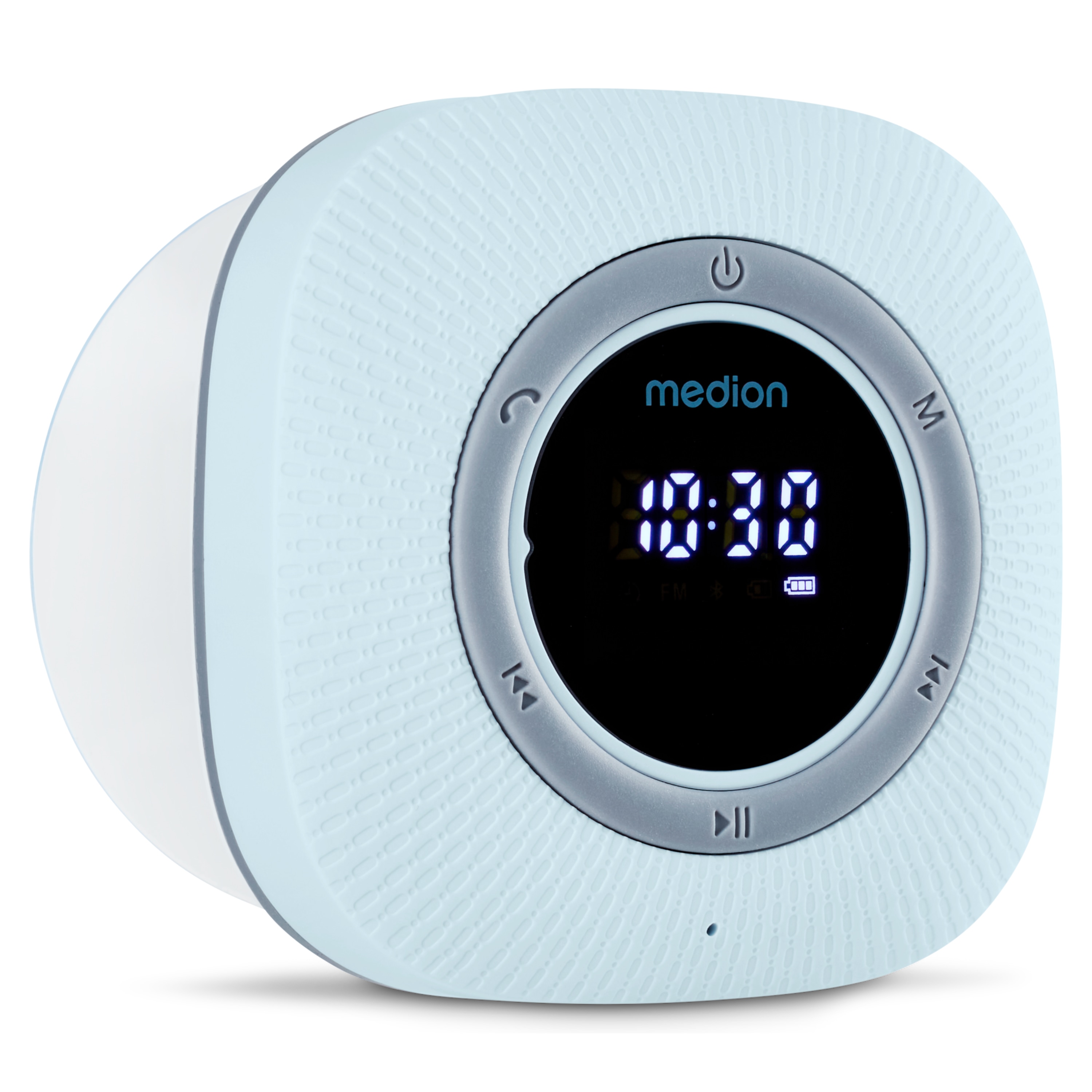 MEDION® LIFE® S66884 Duschradio, LED-Display, UKW-Radio, IPX6 Schutz, Bluetooth® 5.0, 30 W Ausgangsleistung (3 W RMS)