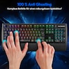 MEDION® ERAZER Supporter X20 mechanische Gaming Tastatur, extrem langlebige CHERRY MX RGB Red Switches, austauschbare Schalter und Tastenkappen, 100% Anti-Ghosting, RGB-Hintergrundbeleuchtung, hochwertige Oberfläche
