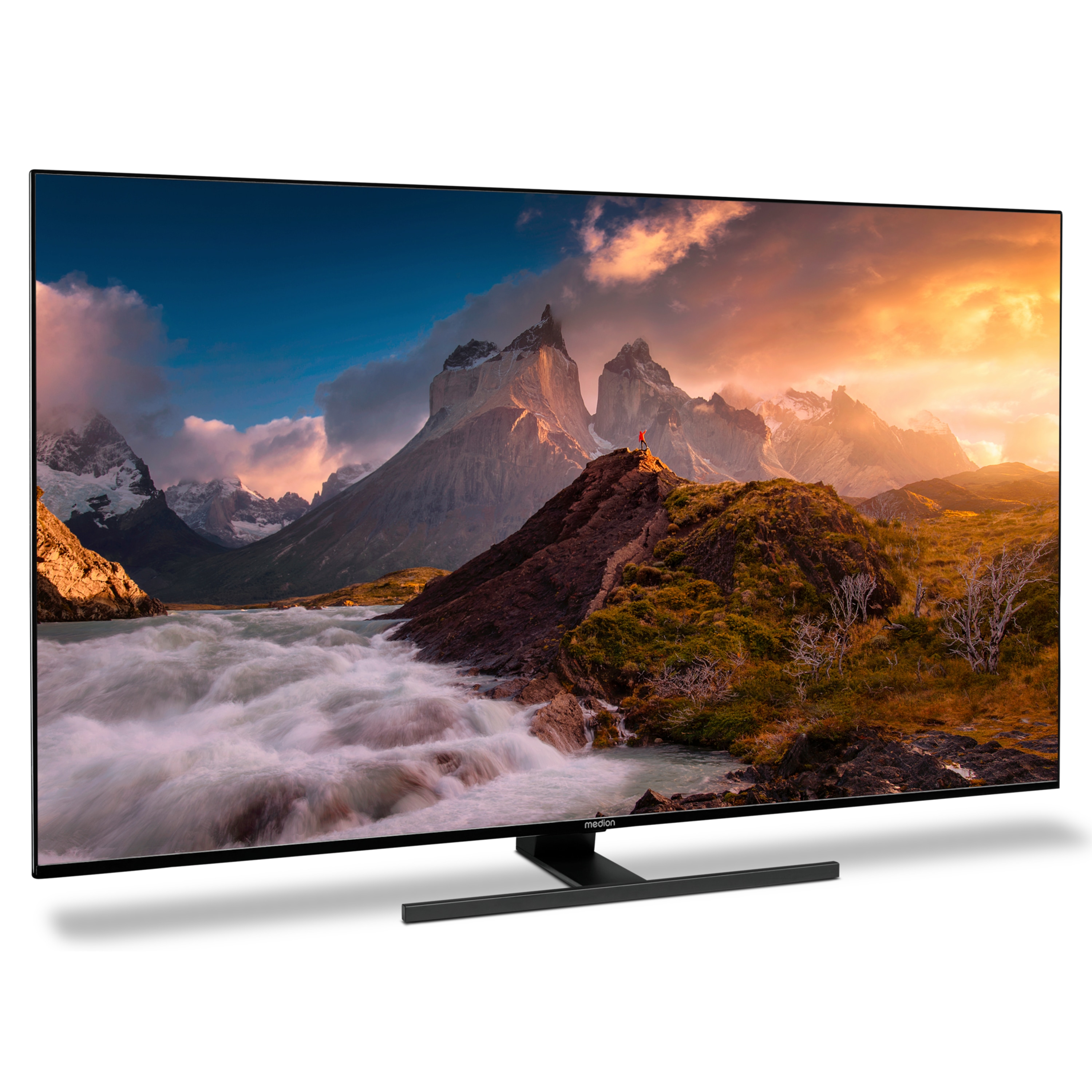 MEDION® LIFE® X15529 (MD 31172) QLED Android TV| 138,8 cm (55'') Ultra HD Smart-TV| HDR| Dolby Vision®| Micro Dimming| MEMC| klaar voor PVR| Netflix| Amazon Prime Video| Bluetooth®| DTS Virtual X| DTS X en Dolby Atmos| HD Triple Tuner| CI+.